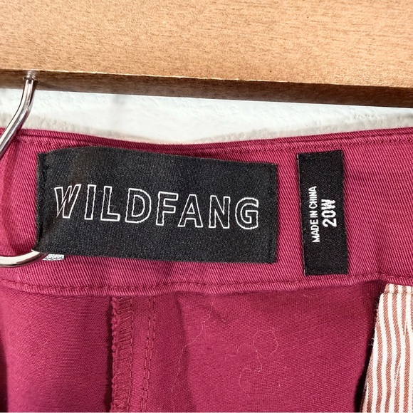 Wildfang Essential Trouser Pants Size 20W Mulberry Holiday 2024 Collection - Picture 7 of 12